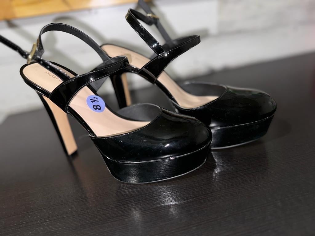 Stuart Weitzman platform heels- Black- size:8.5