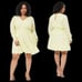5X 28W Torrid Yellow Floral Empire Waist Gauze Skater Dress Lined Mini Stretch W