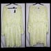5X 28W Torrid Yellow Floral Empire Waist Gauze Skater Dress Lined Mini Stretch W