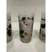 Mid Century FRED PRESS Textured Christmas Holly Berry Highball Glasses Set of 7