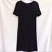Lea & Viola Black Knotted Front T-Shirt Dress