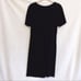Lea & Viola Black Knotted Front T-Shirt Dress