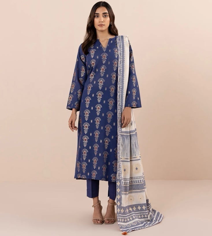 NWT pakistani sapphire jacquard 3 pc Dress