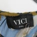VICI COLLECTION Olive Zebra Print Balloon Sleeve Tie Waist Dress SZ S