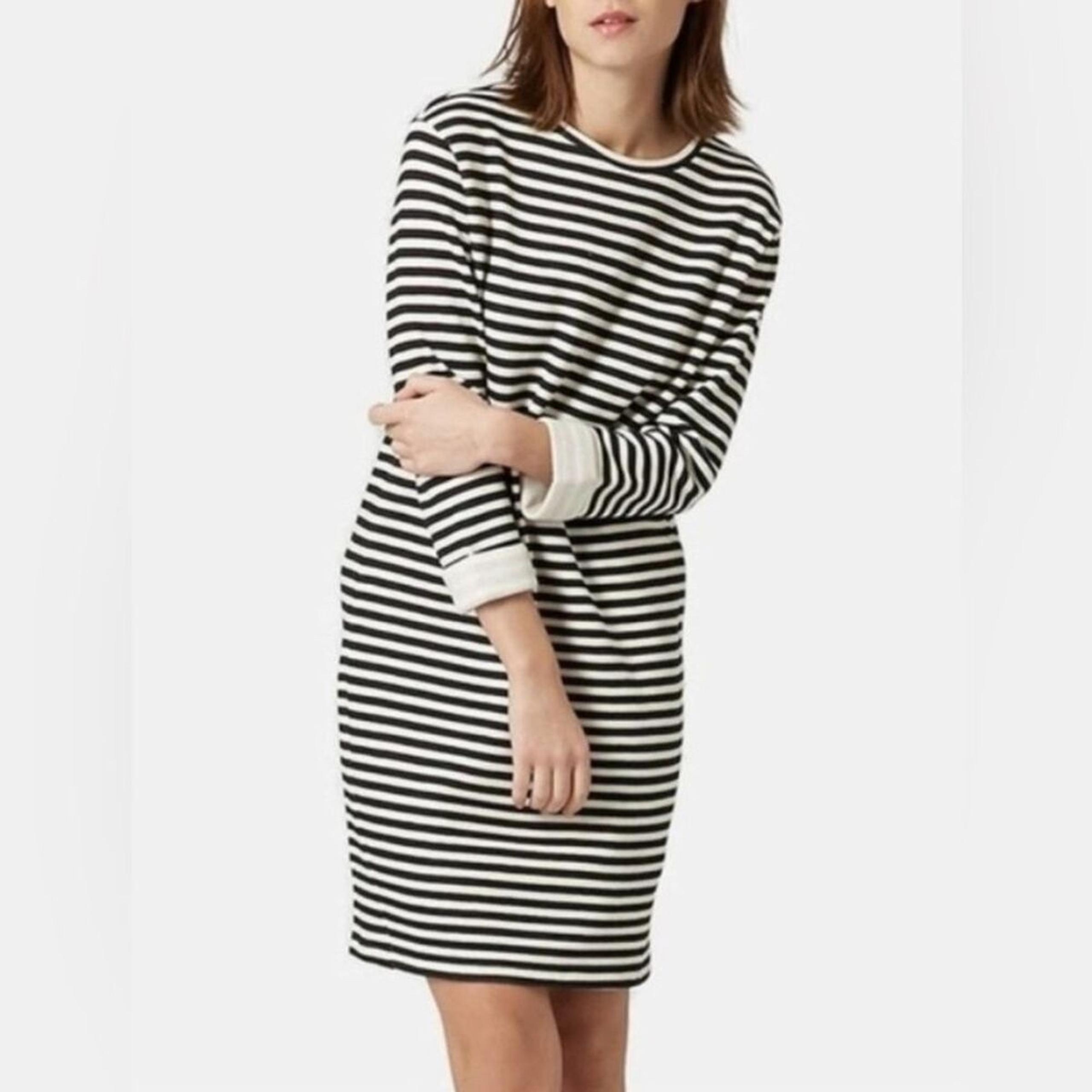 Women’s striped top shop dress size 2