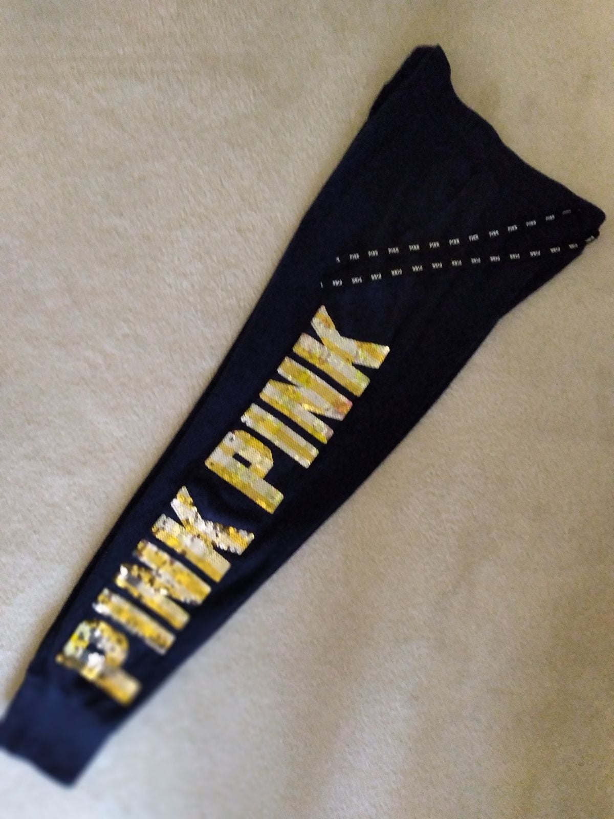 VS PINK bling sweatpants-small