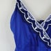Becca by Rebecca Virtue Women's Scallop Trim Surplice One Piece Swimsuit Large