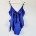 Becca by Rebecca Virtue Women's Scallop Trim Surplice One Piece Swimsuit Large