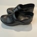 Dansko Womens Professional Tooled Black Clogs Shoes Nursing Size 37 Slip On