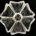 University of Iowa Seal Etched Crystal Bowl Vase Orrefors Orion Lars Hellsten