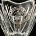University of Iowa Seal Etched Crystal Bowl Vase Orrefors Orion Lars Hellsten