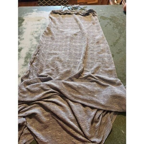 Reformation Slayer Dress In Silver sz Large