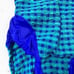 Jantzen Teal and Blue poly/nylon Gingham Size 10 Made in the USA