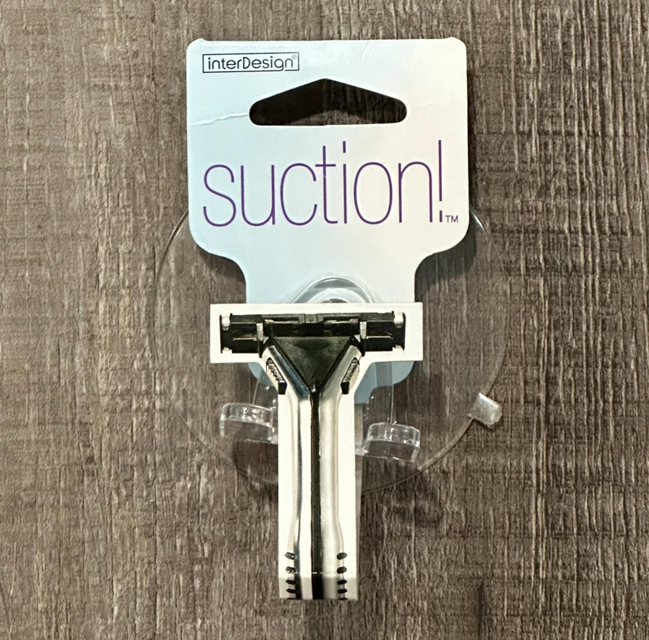 New Clear Suction Razor Hook for Shower or Bathroom Mirror