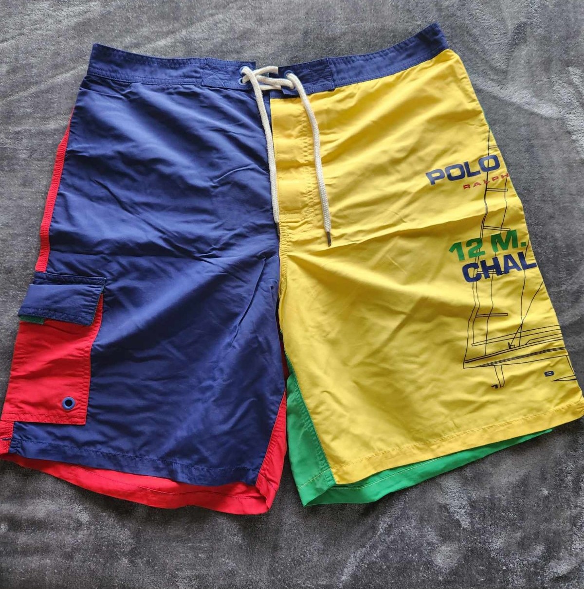 Polo Ralph Lauren Polo Sport 12 M Yacht Challenge Swim Trunk sz XL