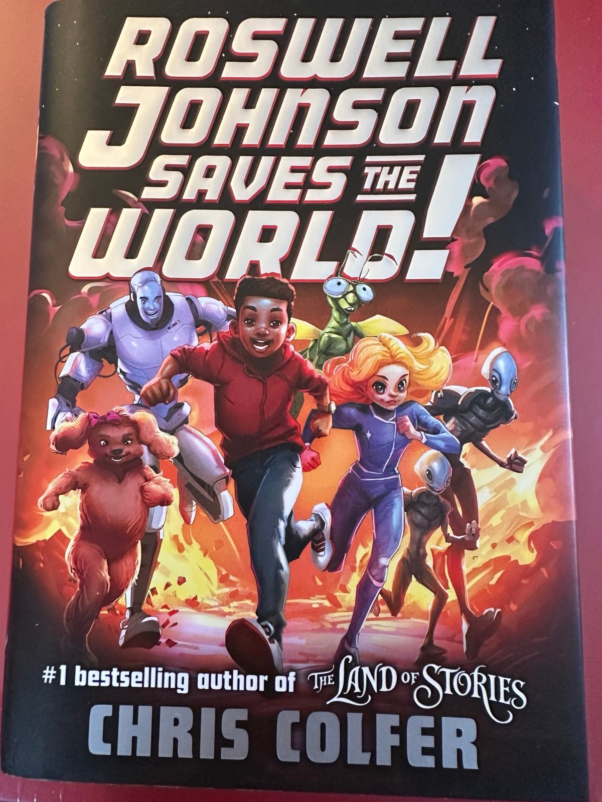 Roswell Johnson Saves The World autographed by Chris Colfer