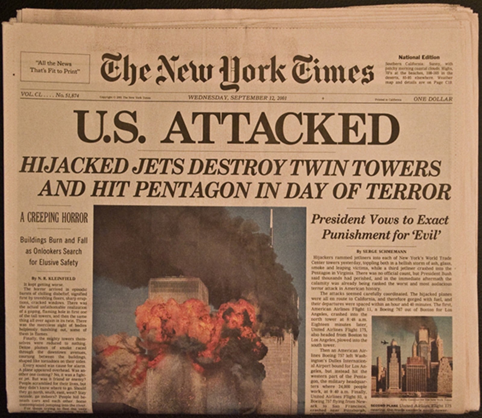 09/12/2001 complete 911 newspaper