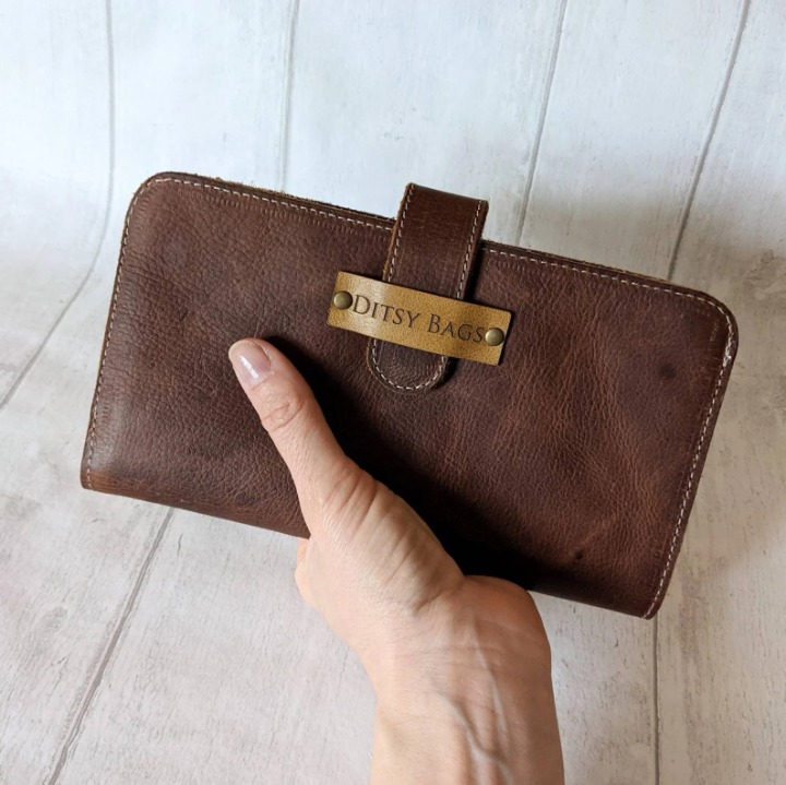 Brand New Ditsy Bag Vintage Look Wallet Handmade