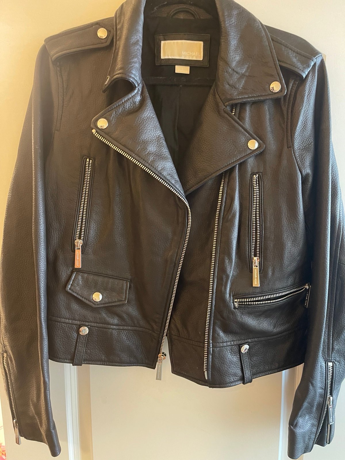 Michael Kors Leather Jacket (L)