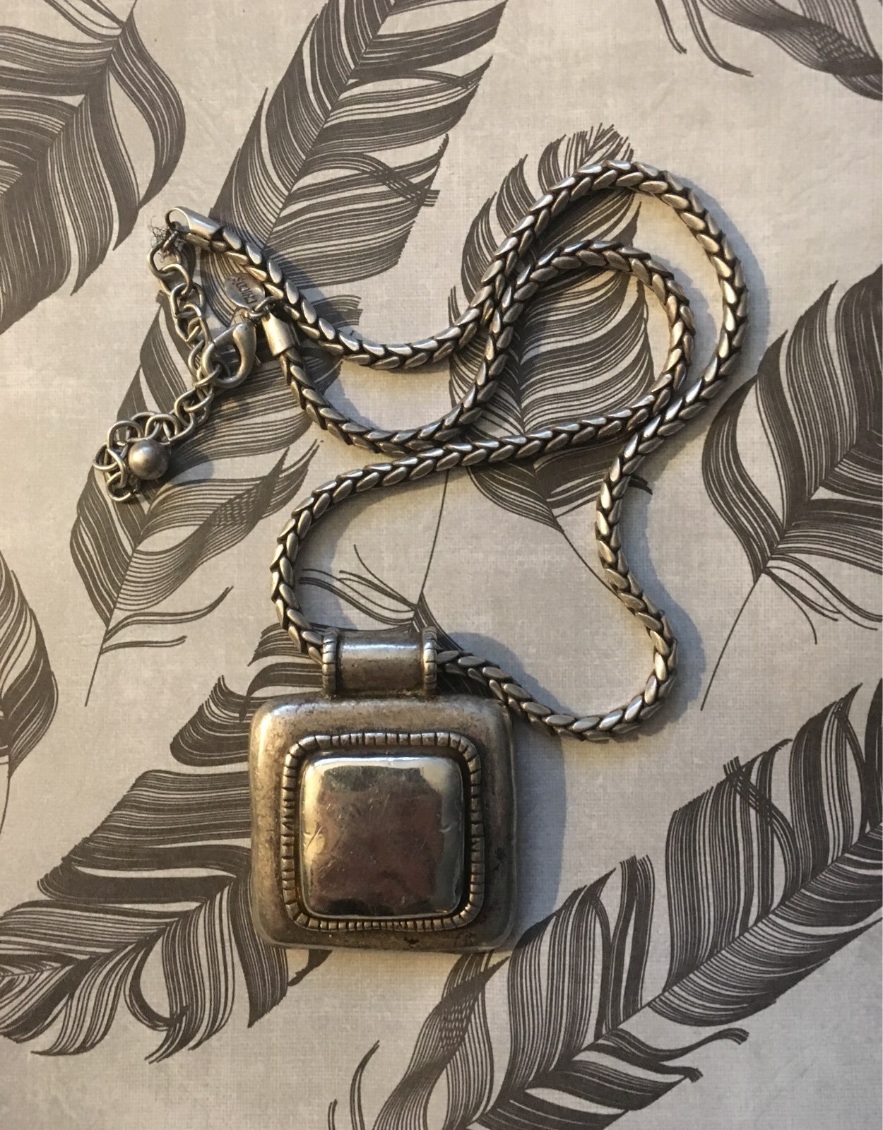 Silver necklace
