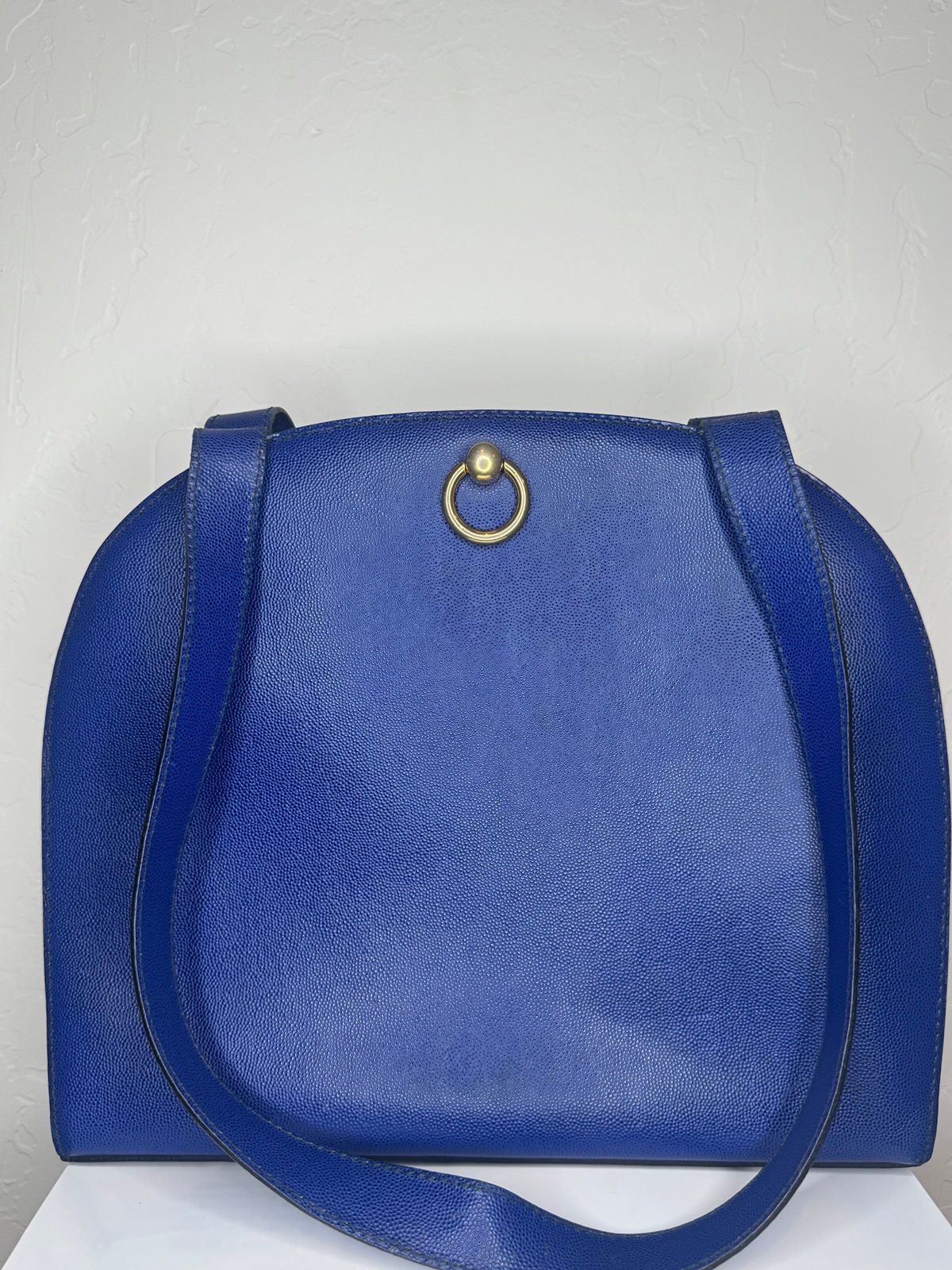 Vintage Celine Blue Shoulder Bag
