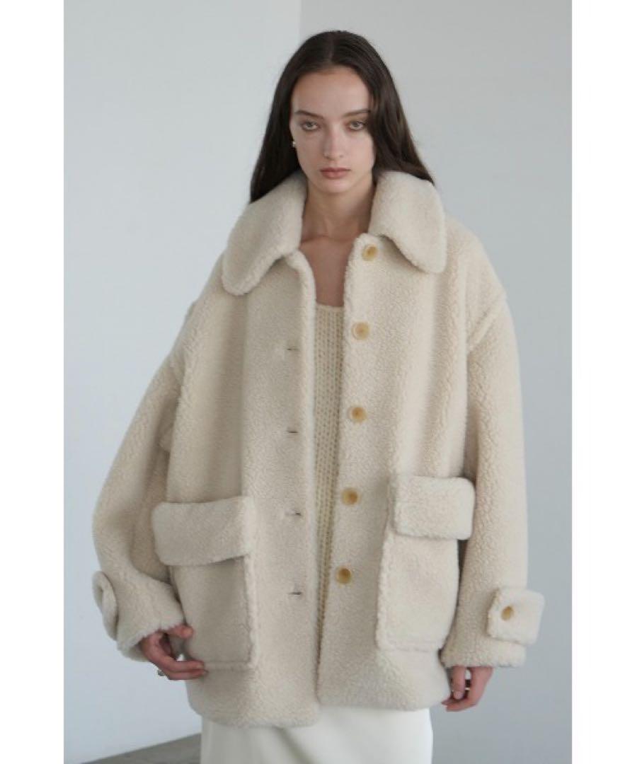 いラインアップ CLANE RIDGE POCKET BOA OVER COAT ジャケット・アウター