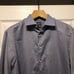 Armani collezioni men's gray striped cotton casual shirt slim fit size: 16(41)