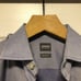 Armani collezioni men's gray striped cotton casual shirt slim fit size: 16(41)