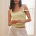 The Wren Boxer Pajama Shorts by Anthropologie in Yellow Motif - Size XL