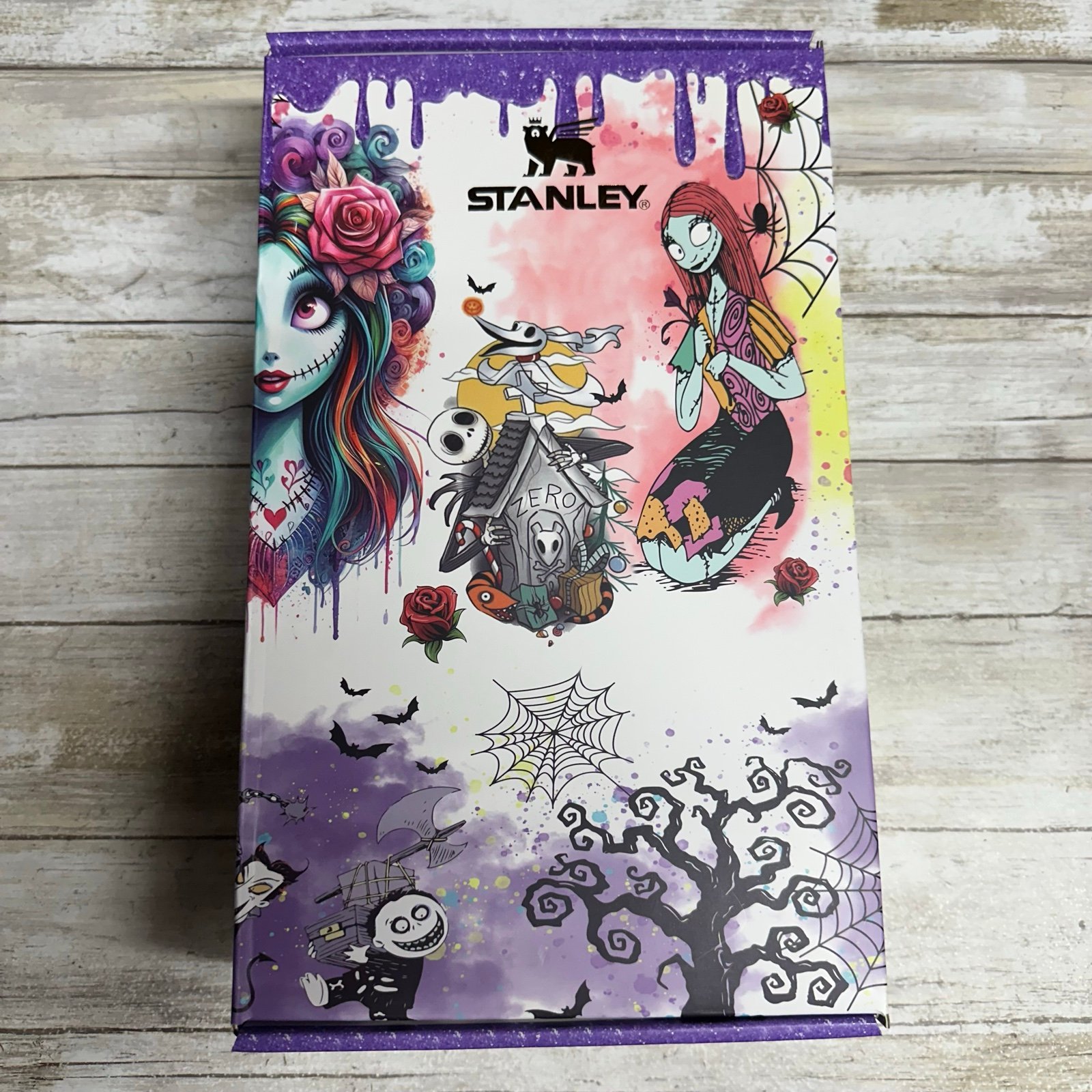 Custom Nightmare Before Christmas Stanley 40oz Cup Glows in the dark