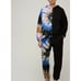 Electric & Rose Chase Enigma Split Tie Dye Cotton Blend Hoodie Sweatshirt L