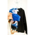 Electric & Rose Chase Enigma Split Tie Dye Cotton Blend Hoodie Sweatshirt L