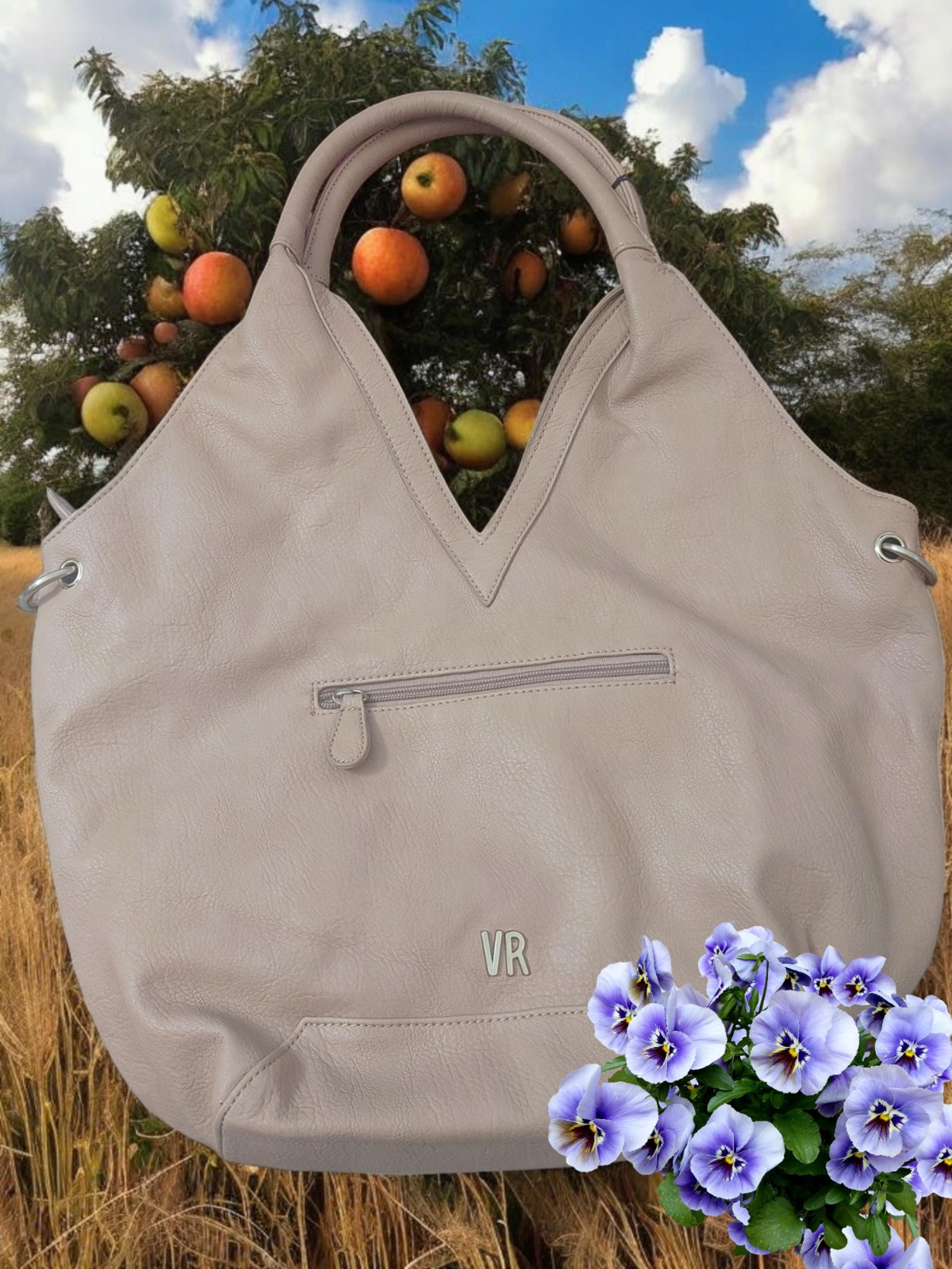 New Violet Ray vintage tote bag purse VR