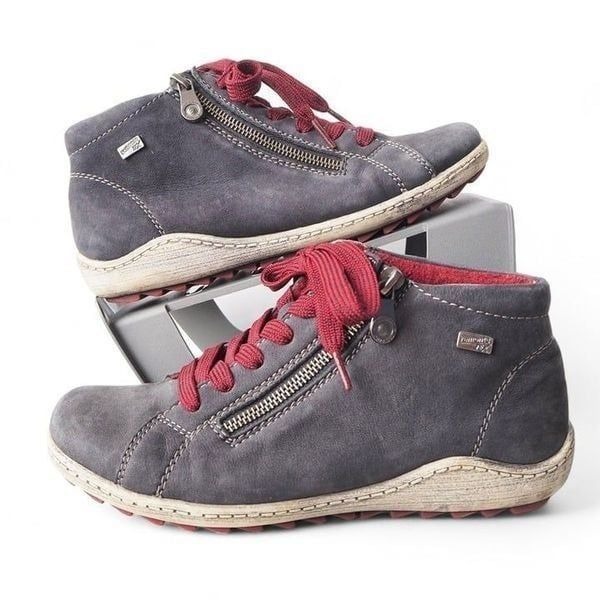 Remonte by Rieker Dorndof R1470 Liv Side Zip Ankle Booties Navy Women's 7.5-8
