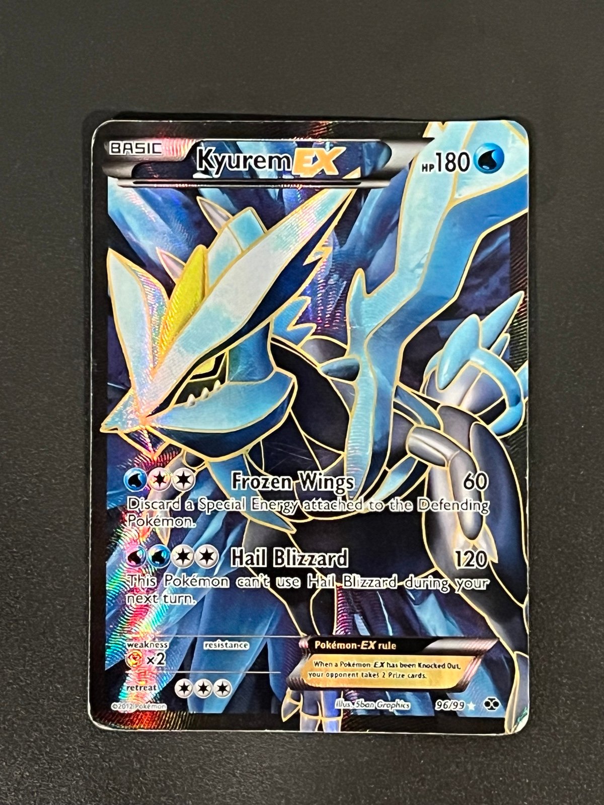 Pokemon Kyurem Ex Full Art 96/99