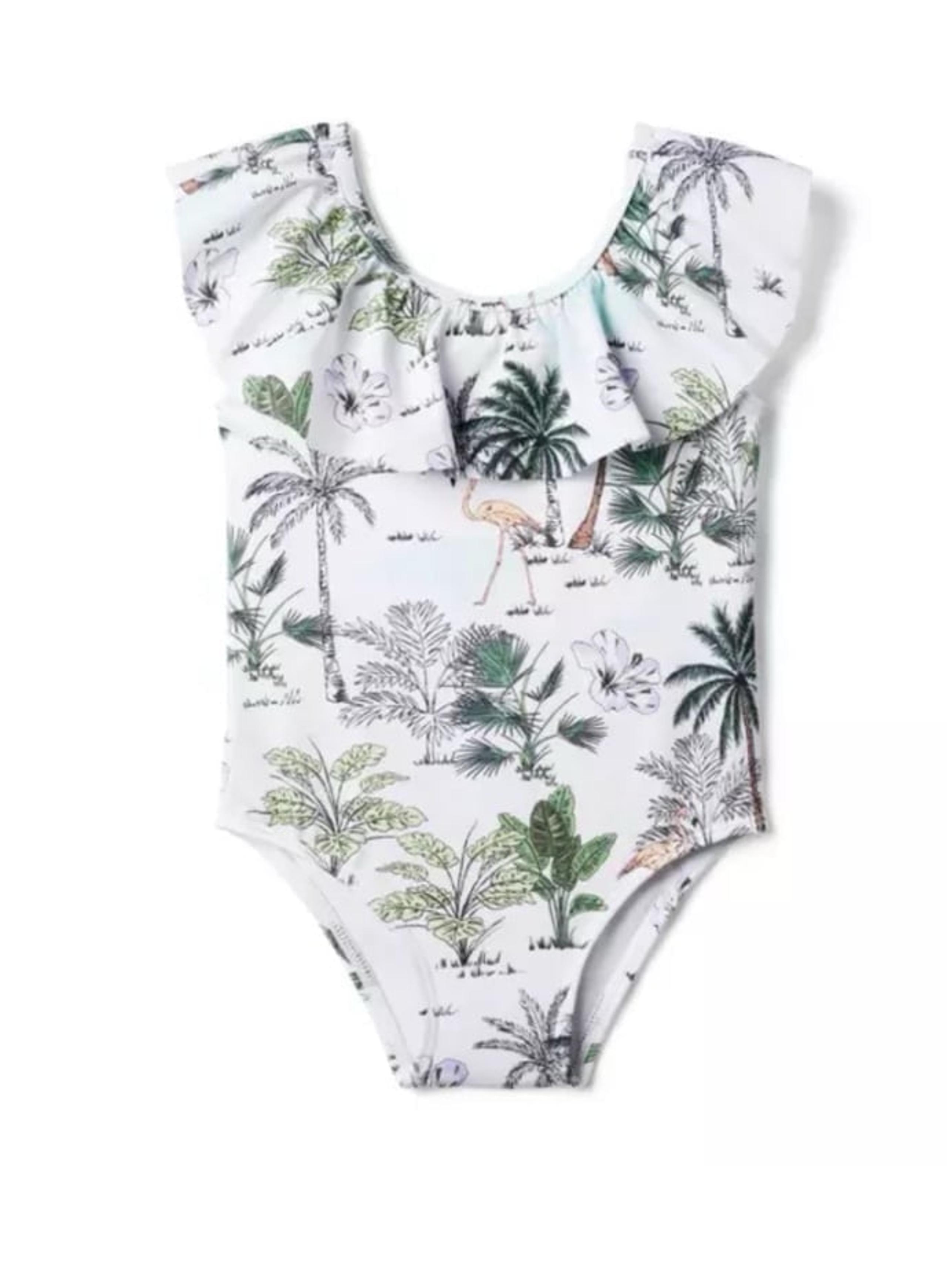 Janie and Jack Tropical Flamingo Swimsuit 2T
