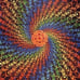 3D SKELETON SPIRAL TAPESTRY w/3D Glasses FREE SHIPPING! OFFERS WELCOME !