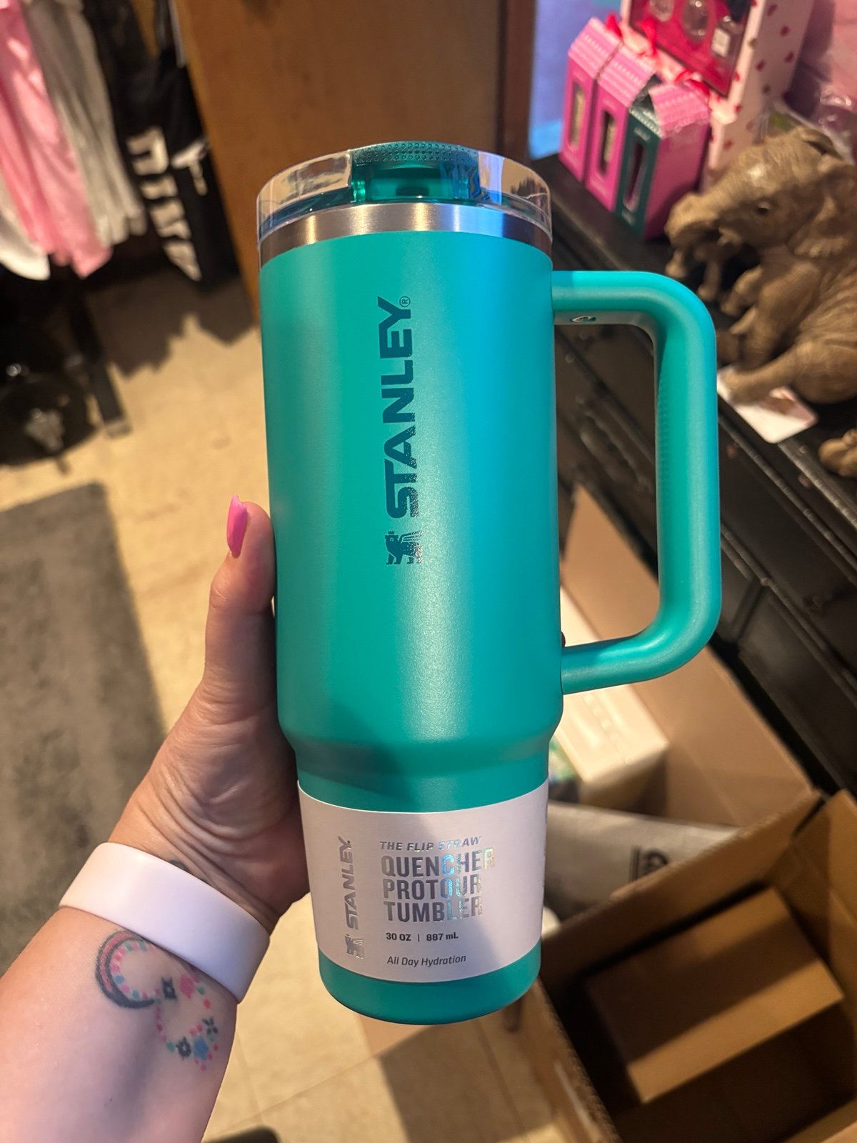 Stanley 30 oz flip straw
