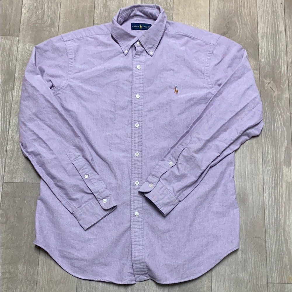 Polo Ralph Lauren Small Pony Button Down Casual Minimalist Long Sleeve Shirt