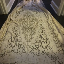 Irish lace tablecloth