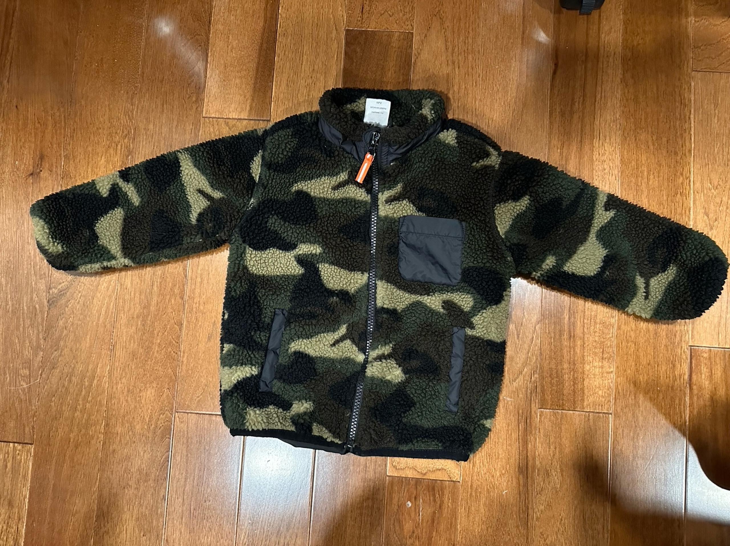 Boys’ Camo Fleece Jacket - Size 2T