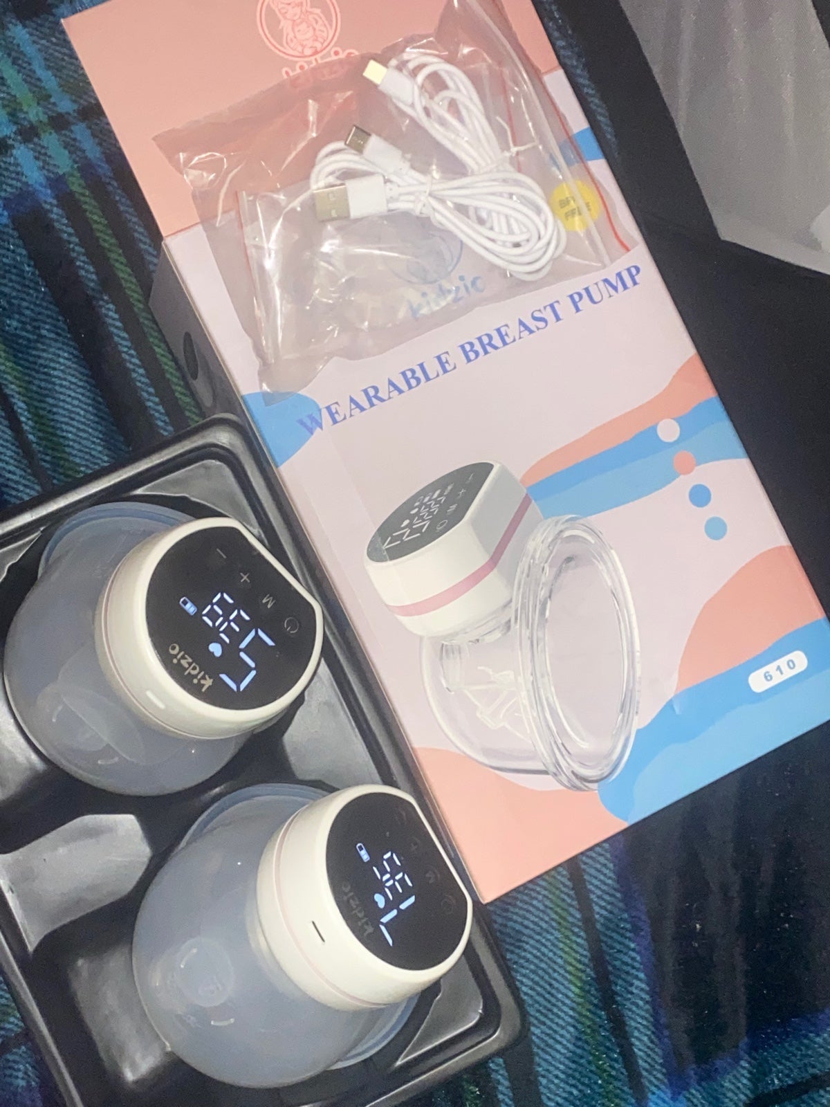 wearable breast pump and pump supplies