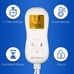 Comfytemp Electric Heating Pad for Back Pain Relief, 12 x 24In