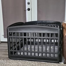 24 Dog Playpen, 6-Panel Pet Playpen, Puppy Playpen, Indoor/Outdoor Dog Pen,