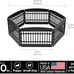 24 Dog Playpen, 6-Panel Pet Playpen, Puppy Playpen, Indoor/Outdoor Dog Pen,