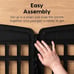 24 Dog Playpen, 6-Panel Pet Playpen, Puppy Playpen, Indoor/Outdoor Dog Pen,