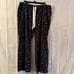 SOMA Pajamas Long Sleeve Button Up Sleep Pants XL Black W/ White Snowflakes Pjs