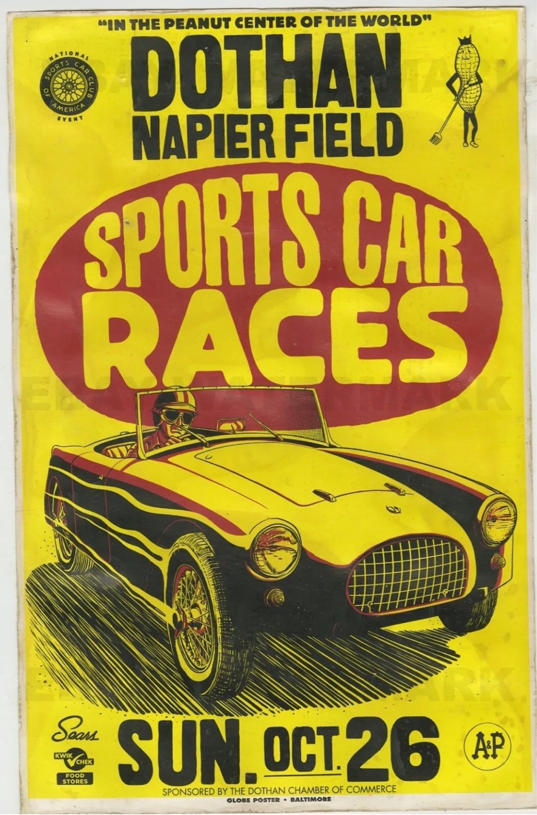 Vintage Road Race Poster