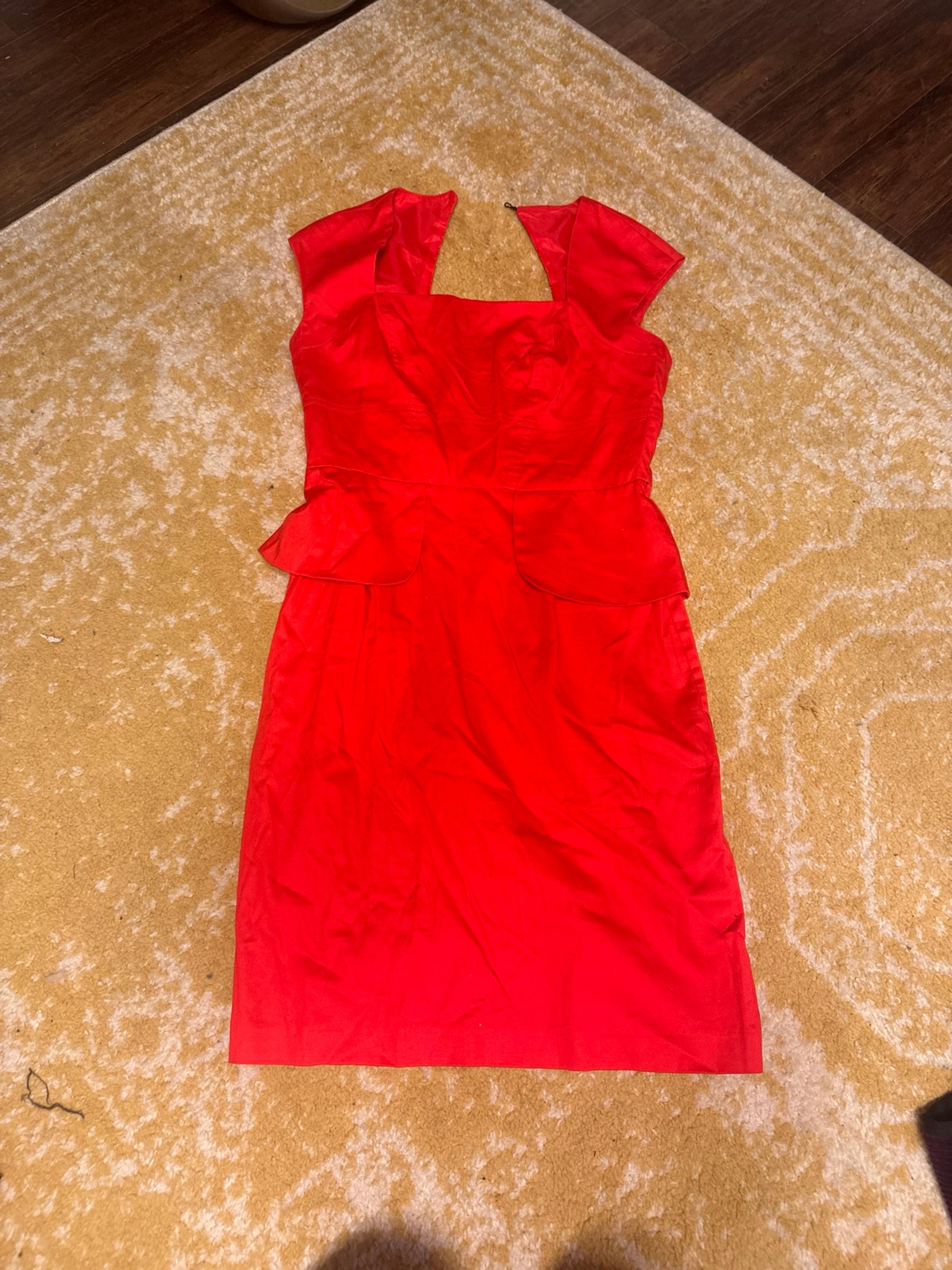 Red dress London Times