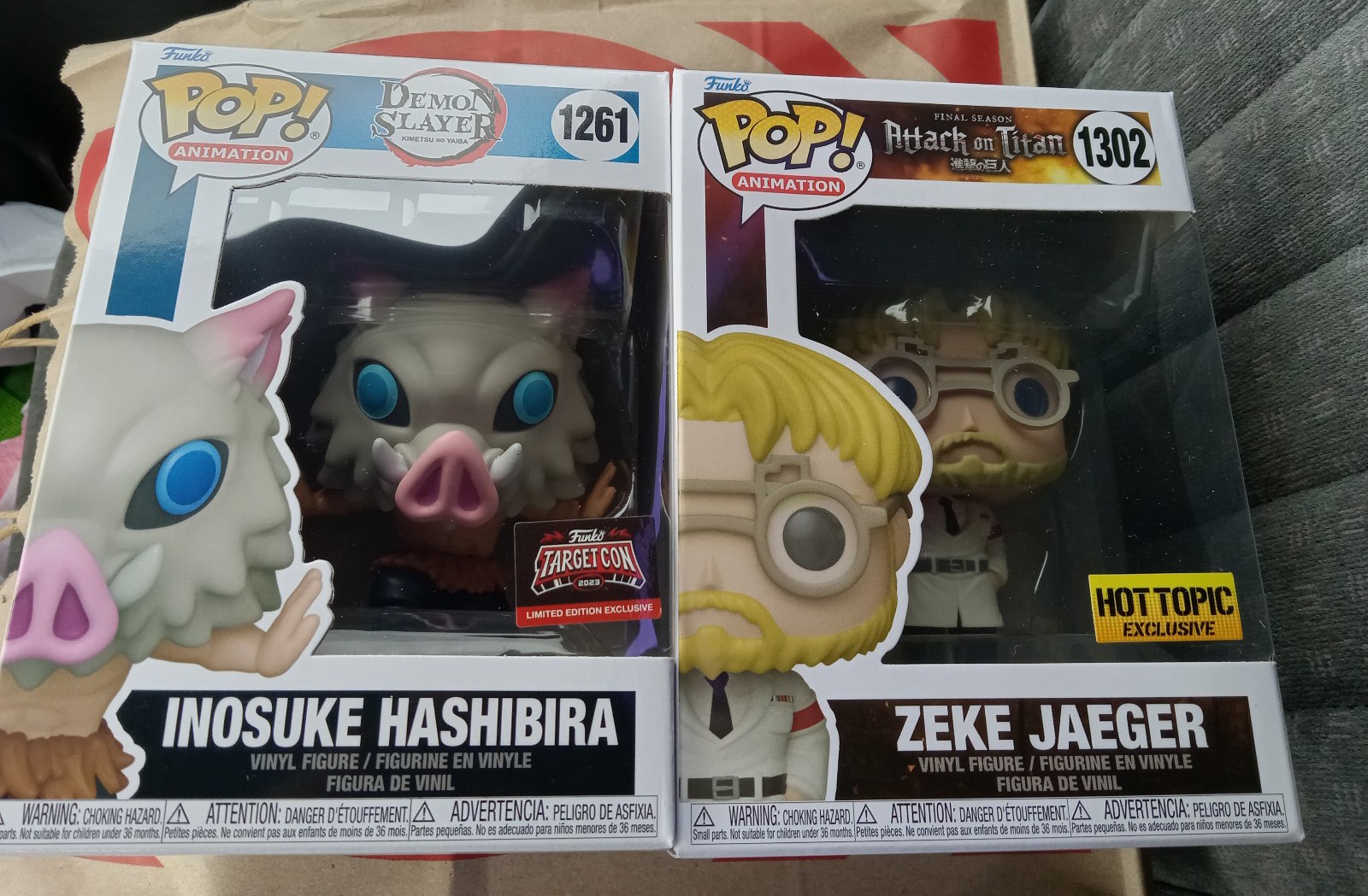 Zeke Jaeger & Inosuke Hashibira Funko Pops EARLY RELEASES!